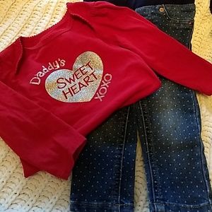 Valentine's outfit, toddler